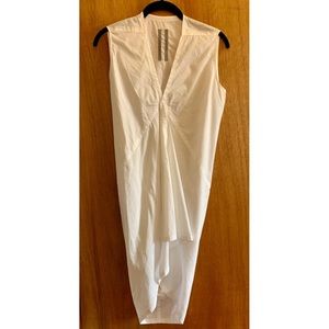 Rick Owens sleeveless tunic dress